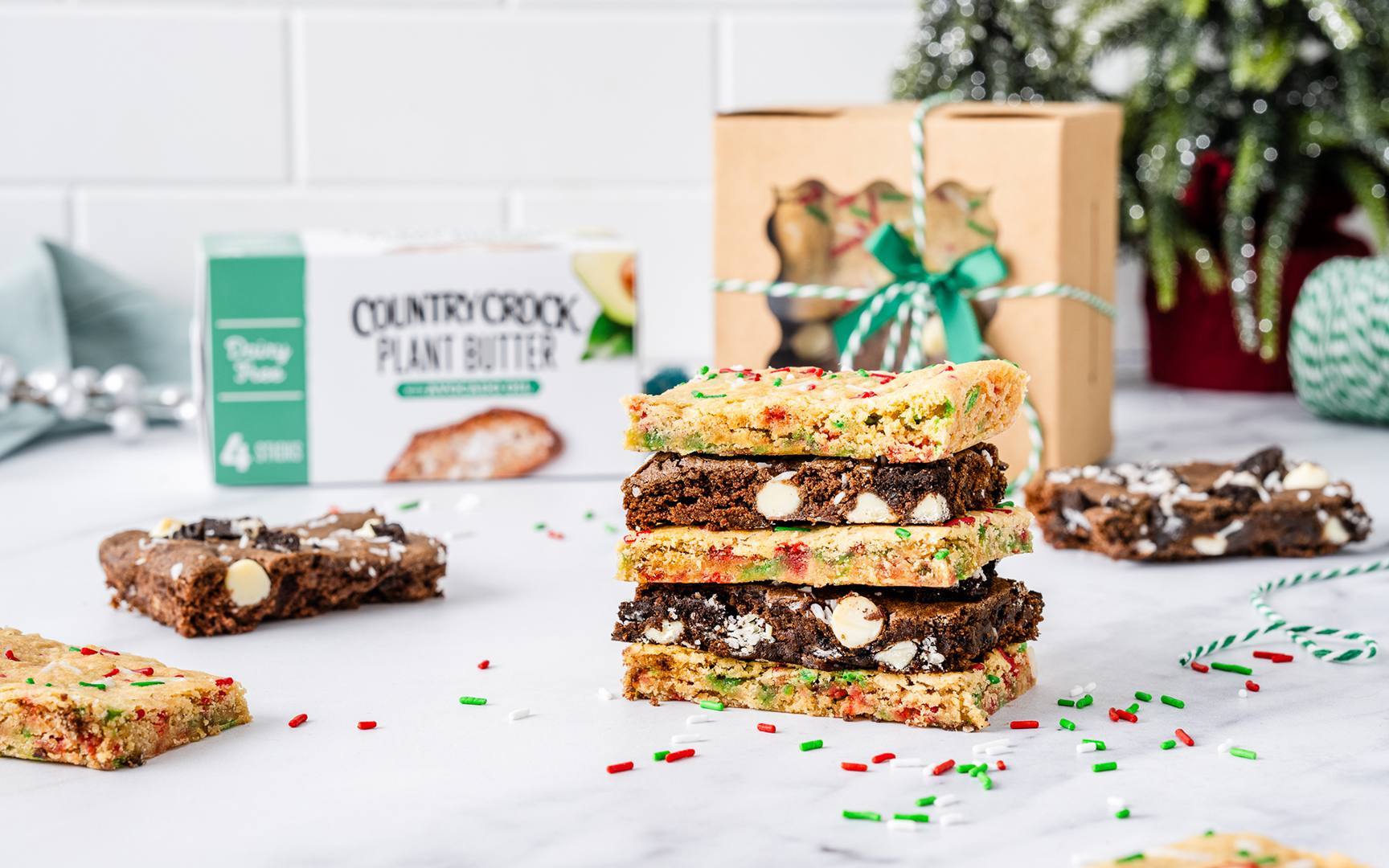 recipe image Big Batch Baking Hack: Cookie Bars - Country Crock Plant Butter