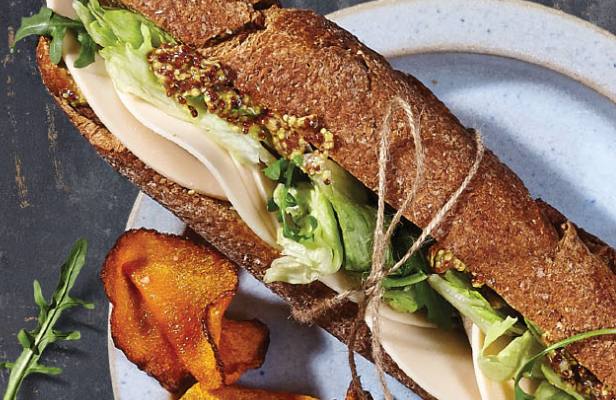 Sandwich with Violife 100% Vegan Just Like Provolone Slices