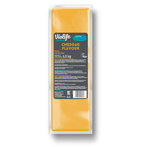 Violife bloque sabor cheddar 2.5kg