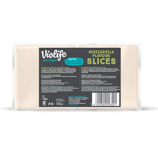 Violife lonchas sabor mozzarella 500g