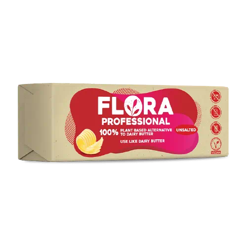 Flora Mantequilla Vegetal 2,5kg - Perfecto para cocinas profesionales