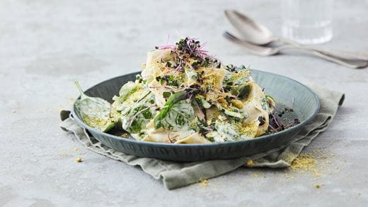 recipe image Kermainen pinaatti-sitruunapasta