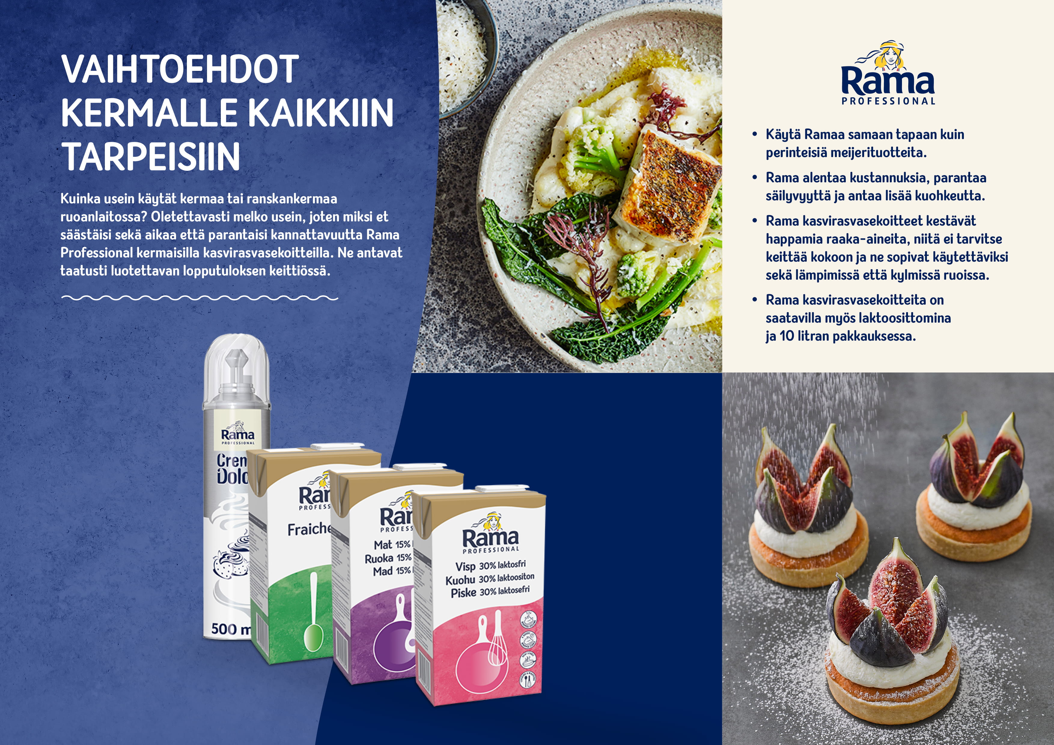 VAIHTOEHDOT  KERMALLE KAIKKIIN  TARPEISIIN