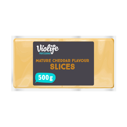 Violife Mature Cheddar Flavour Slices 8x500 g