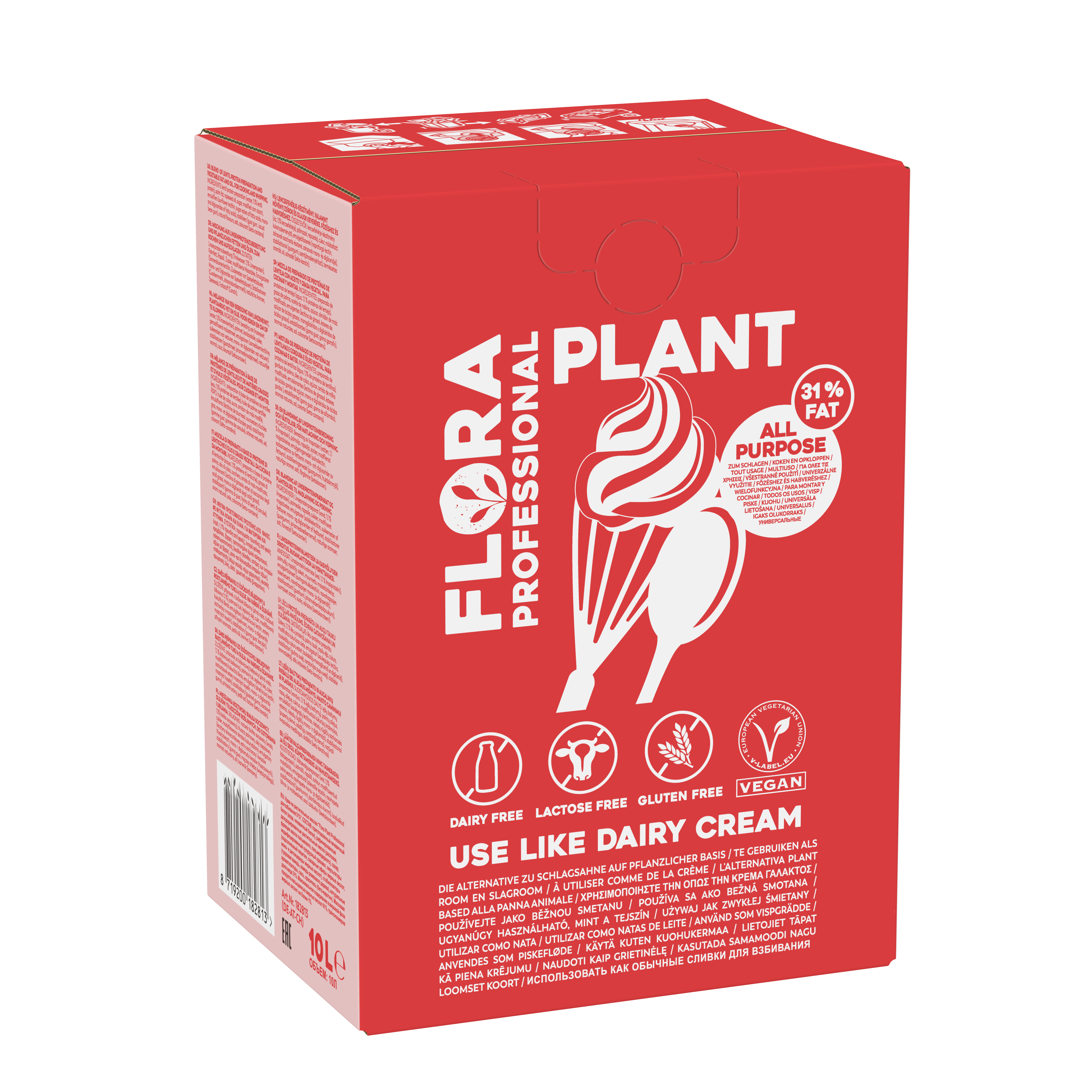 Flora Professional 10l crème végétale 31% liaison & foisonnement