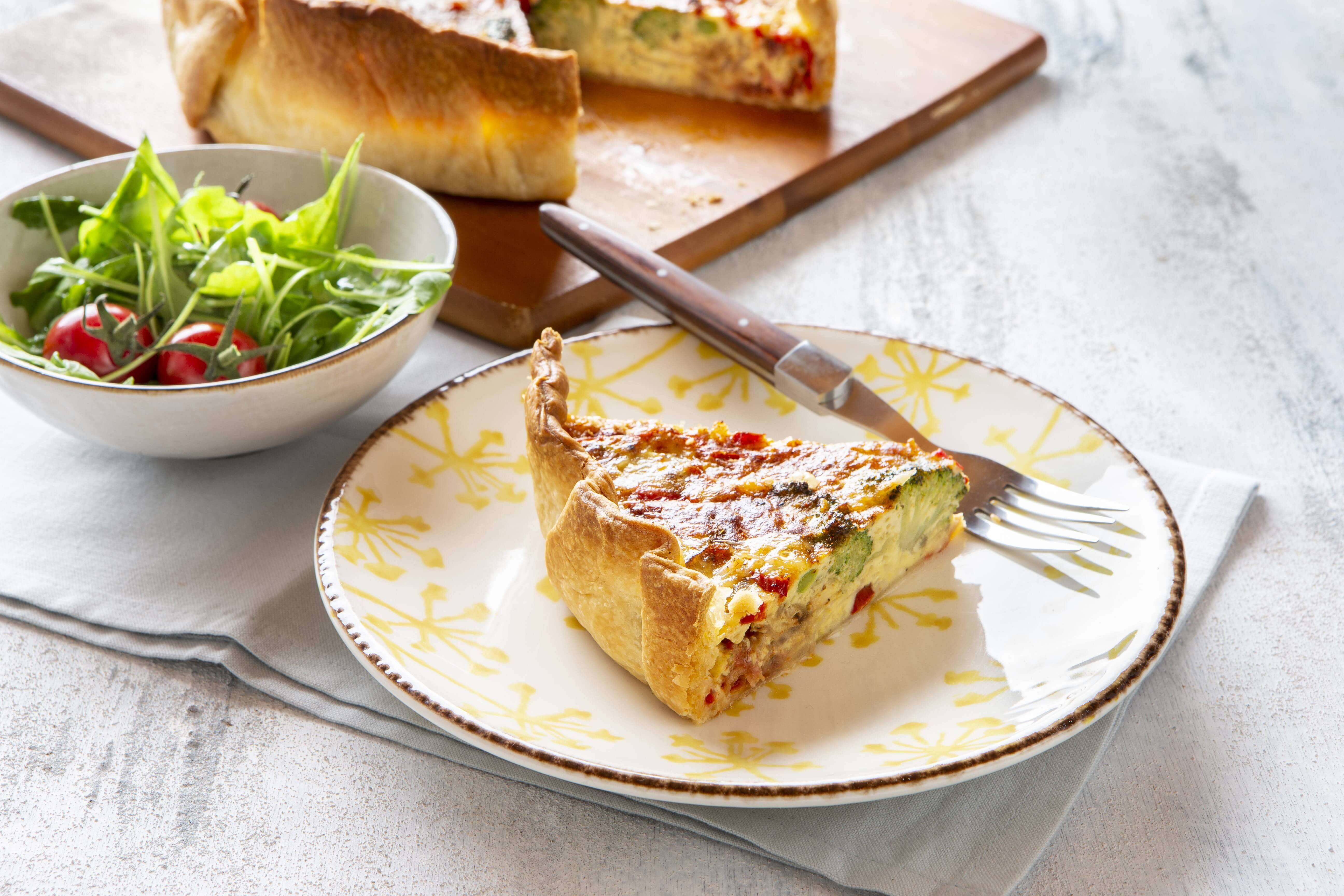 recipe image Vegan Quiche aux légumes