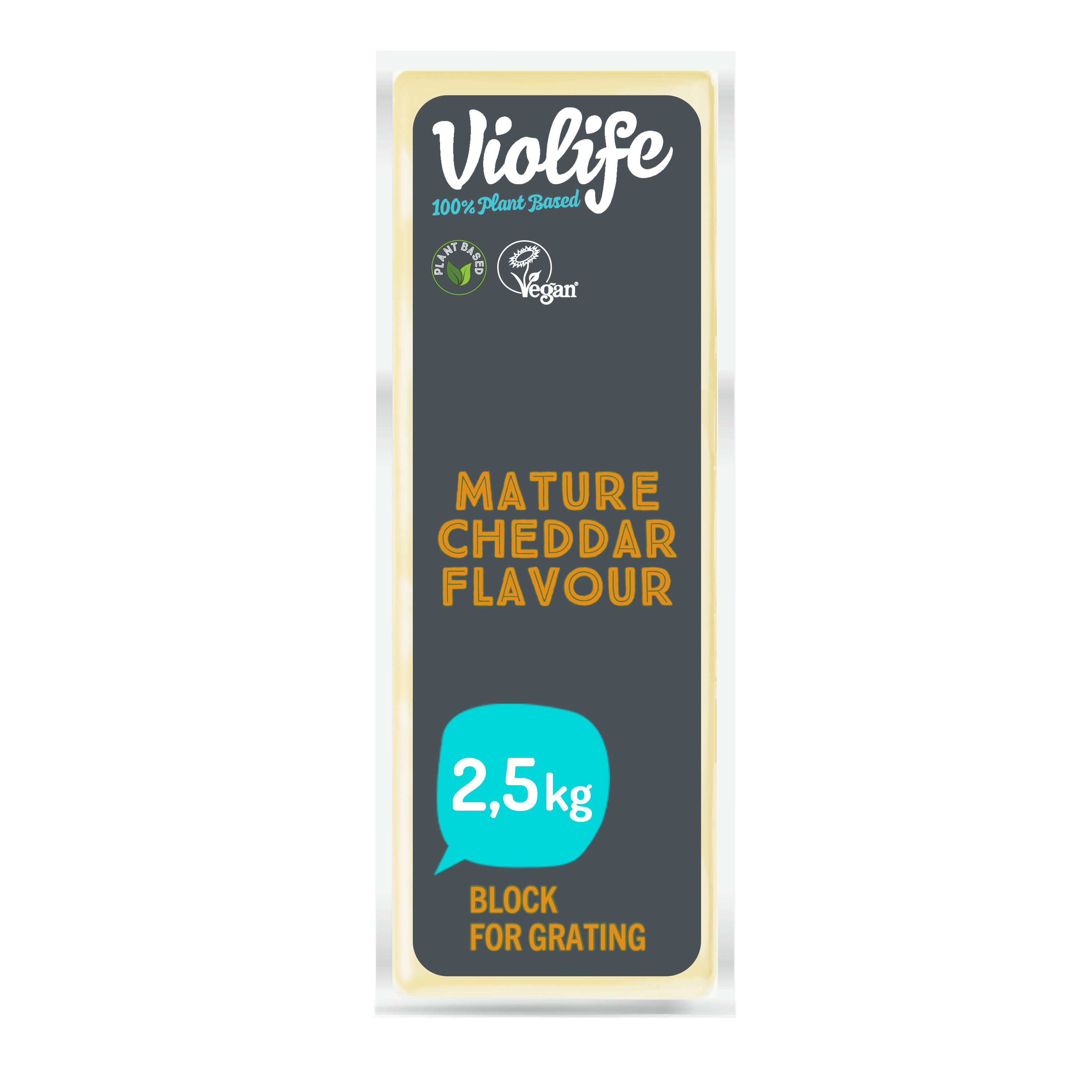 Violife Bloc Mature Saveur Cheddar 2,5KG