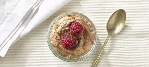 recipe image Mousse au chocolat végan