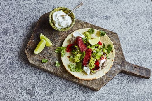 recipe image Tacos chorizo grillé