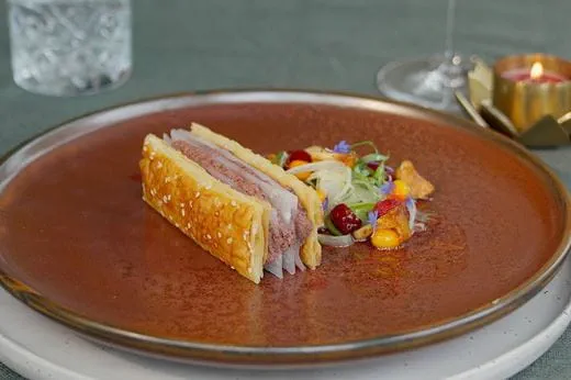 recipe image LEVELESTÉSZTA SÜLT ZÖLDSÉGPÁSTÉTOMMAL