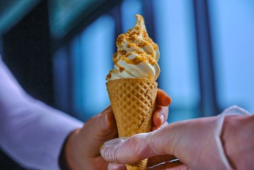 recipe image Karamell & Keksz ízű lágyfagylalt