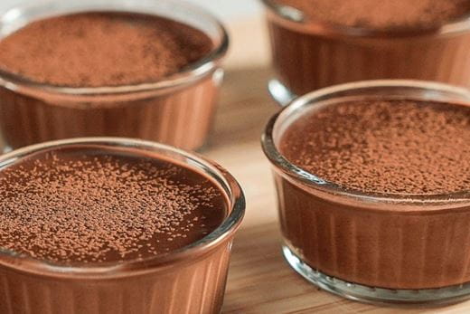 recipe image Mennyei étcsokoládé mousse