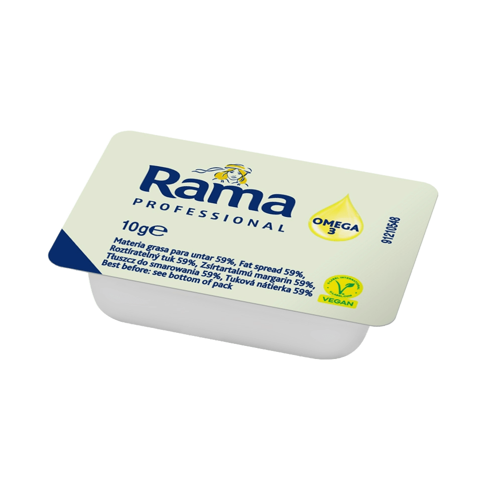 Mažesnio riebumo margarinas „Rama”, 10 g