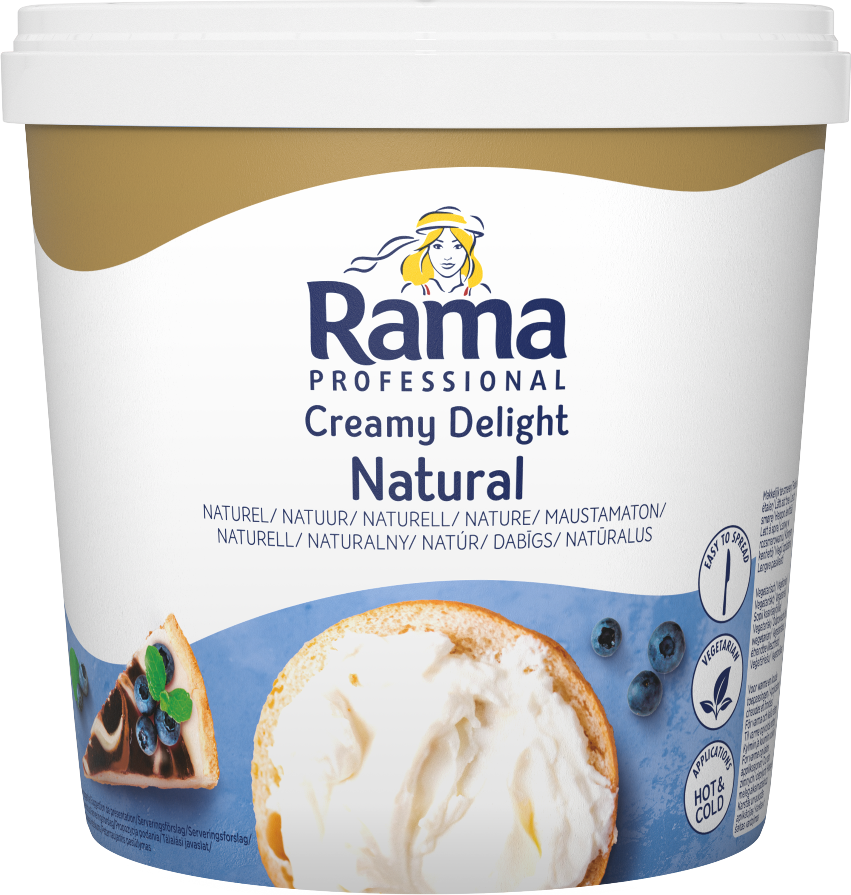 „Rama Creamy Delight Natural”, 1,5kg