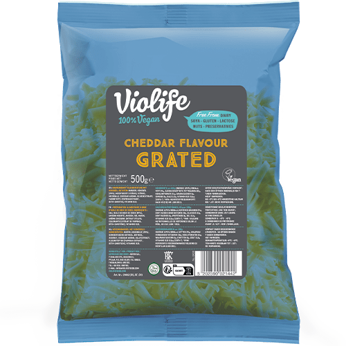 Violife Vegan Cheddar Smaak Geraspt  - 500g