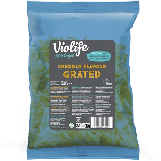 Violife Vegan Cheddar Smaak Geraspt  - 500g