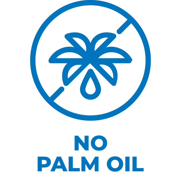 No palm oil