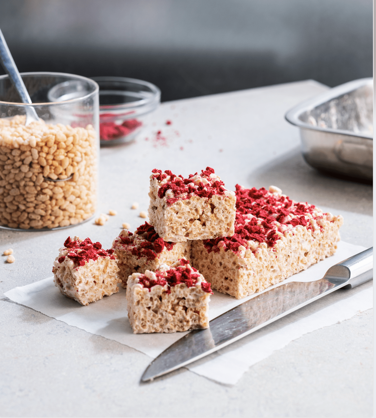 recipe image Marshmallow en rice crispy cookies