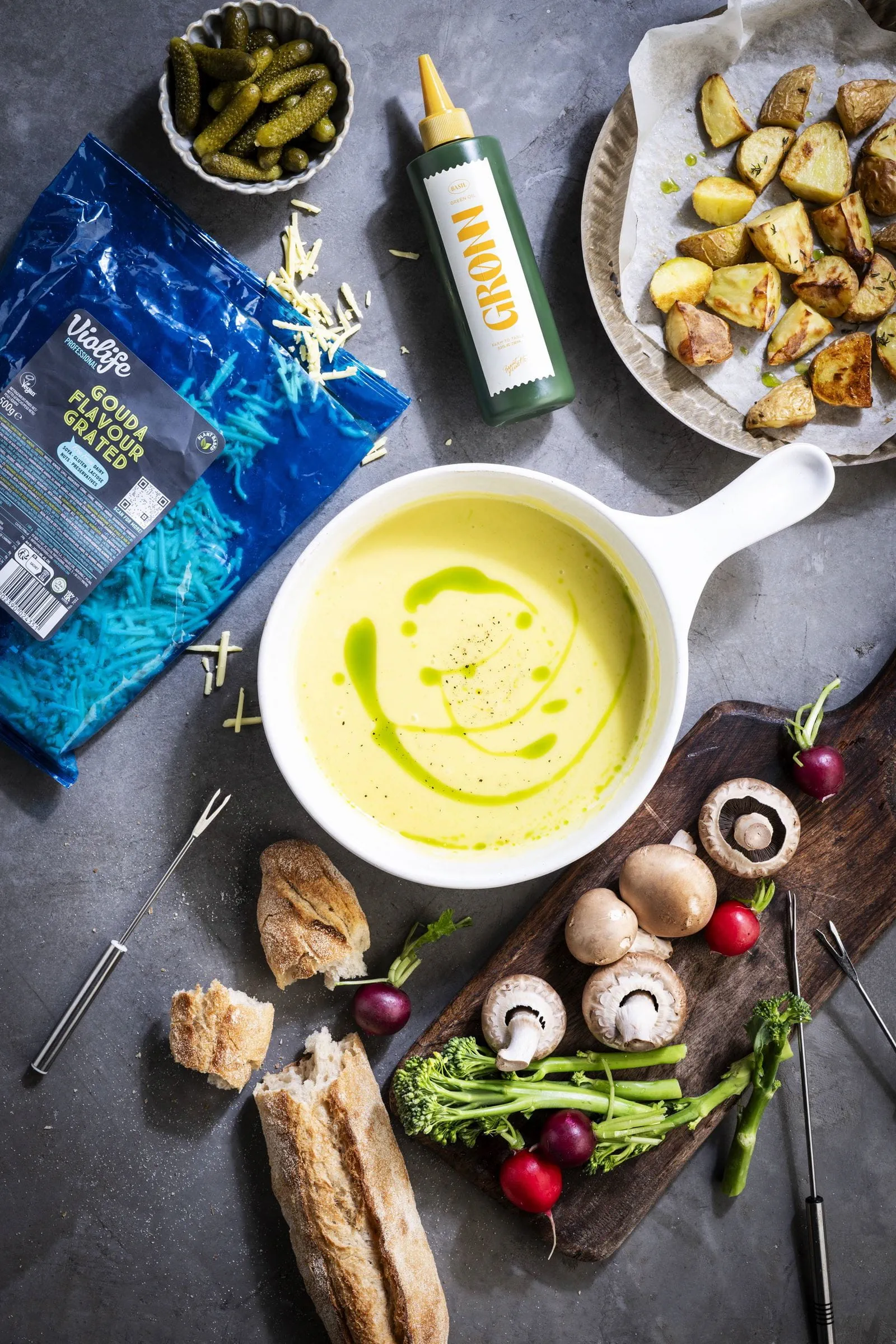 recipe image Vegan kaasfondue