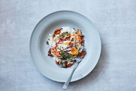 recipe image Romige Linguini met tijgergarnalen