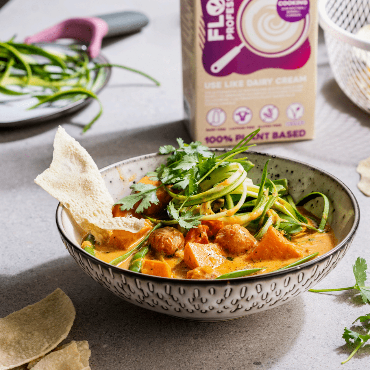 recipe image Vegan romige Thaise curry