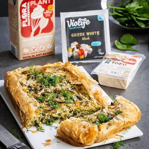 recipe image Vegan green quiche