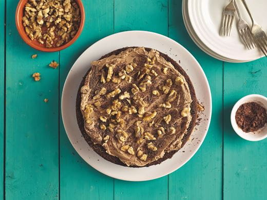 recipe image Notentaart met chocolade