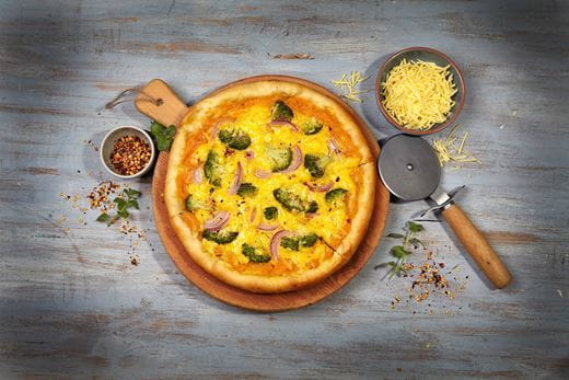recipe image Pompoen pizza