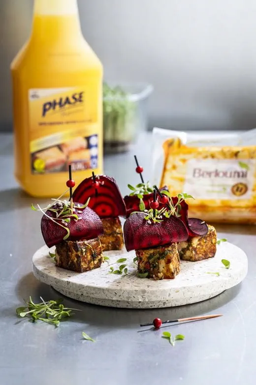 recipe image Berloumi bites met rode biet