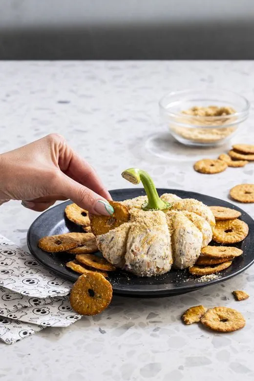 recipe image Halloween Pompoen Dip