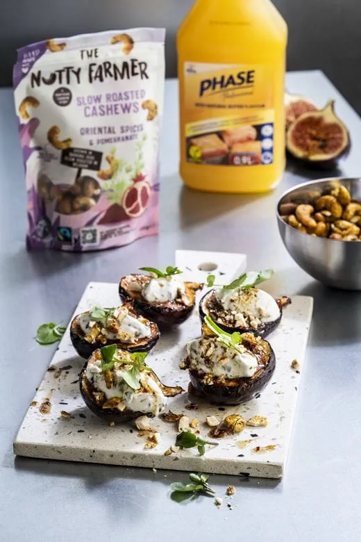 recipe image Geroosterde vijgen met notentopping