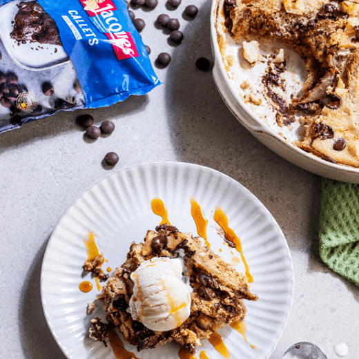 recipe image Verloren Brood Schotel met Peer en Chocolade