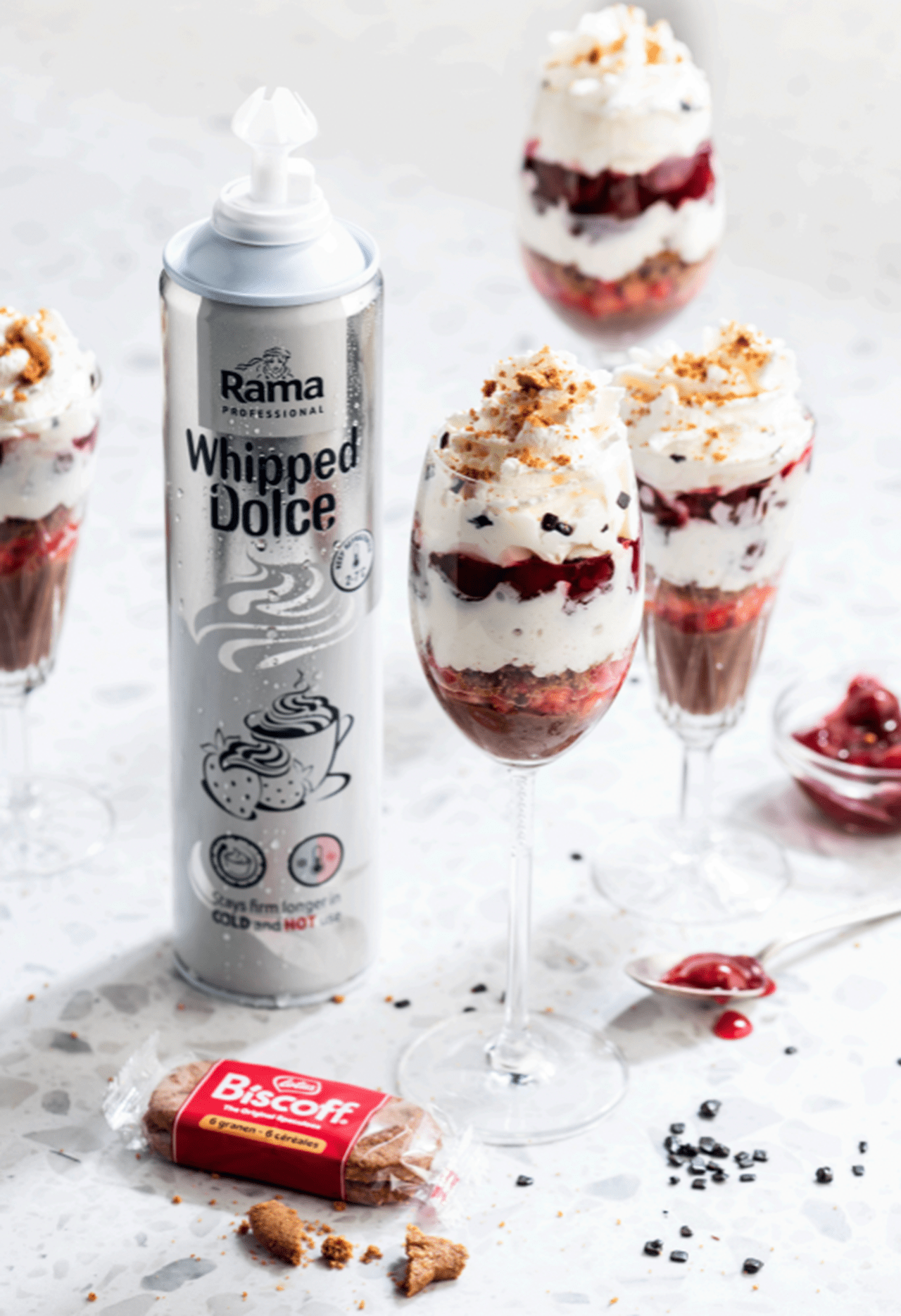 recipe image Feestelijke dessert glaasjes
