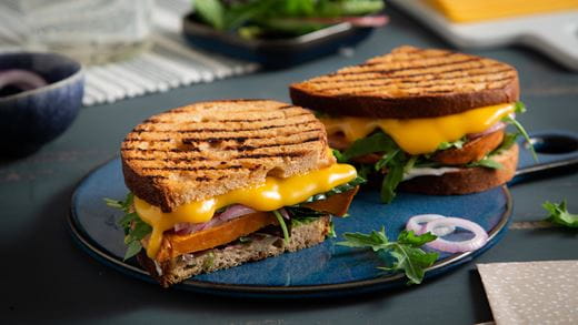 recipe image Croque met zoete aardappel