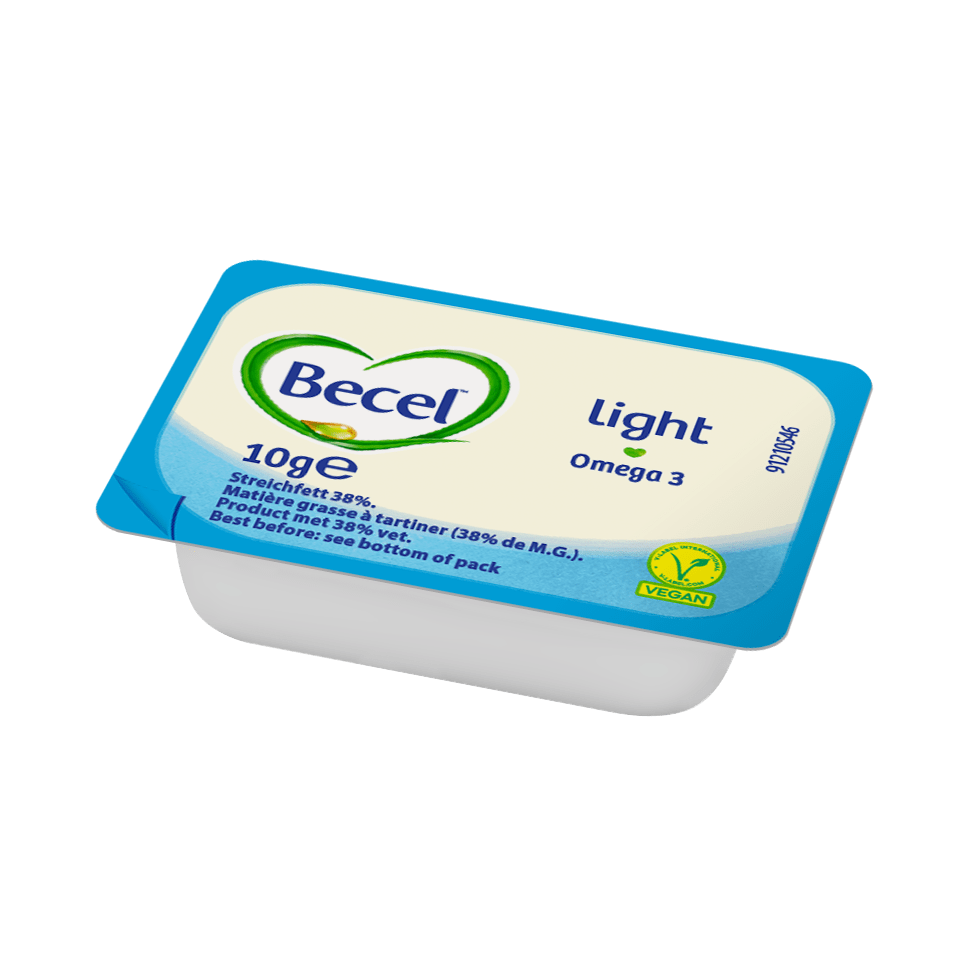 Becel Light 38% vet portieverpakkingen 200x10g
