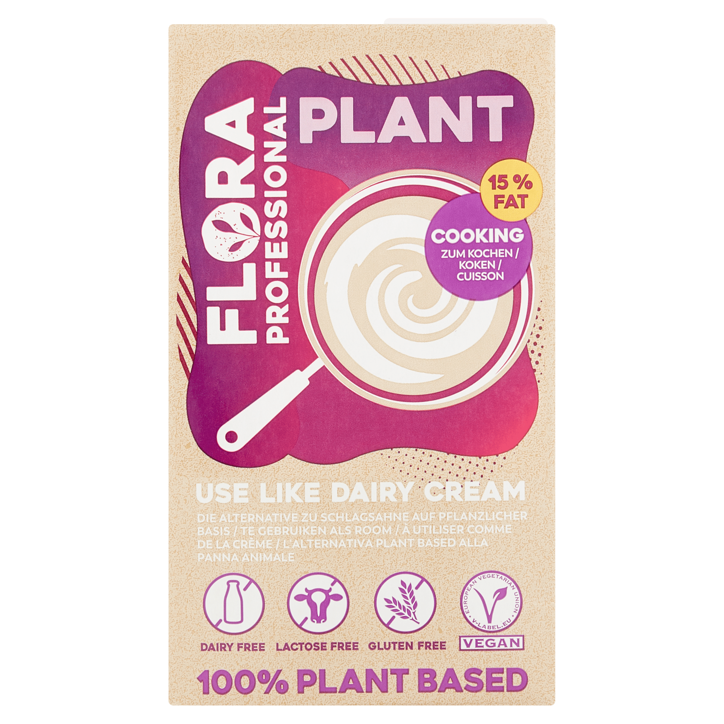 Flora Plant Koken 15% vet pak 1L