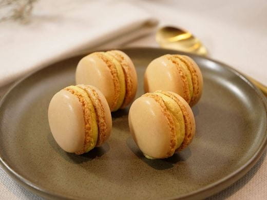 recipe image Pistache Macarons