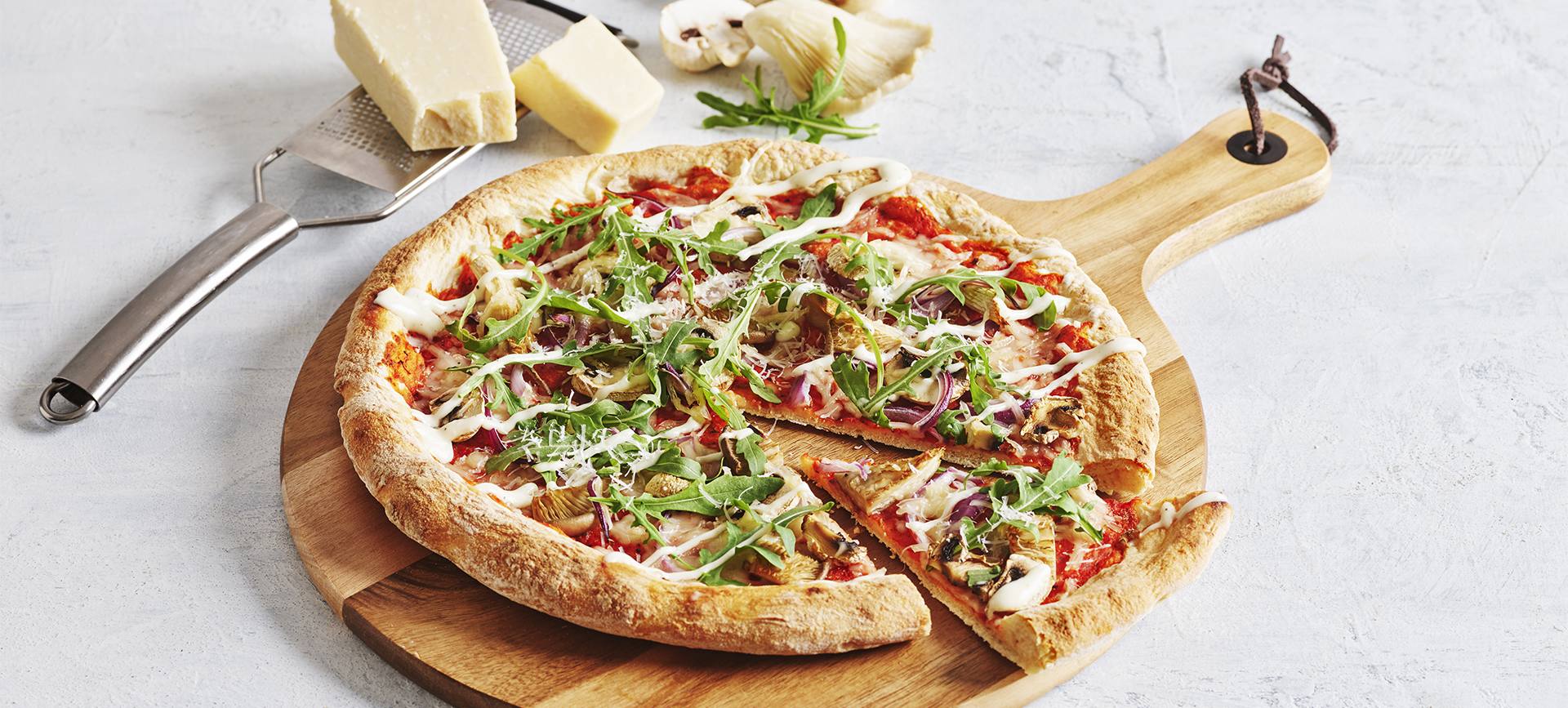 recipe image Vegan Mushroom Pizza