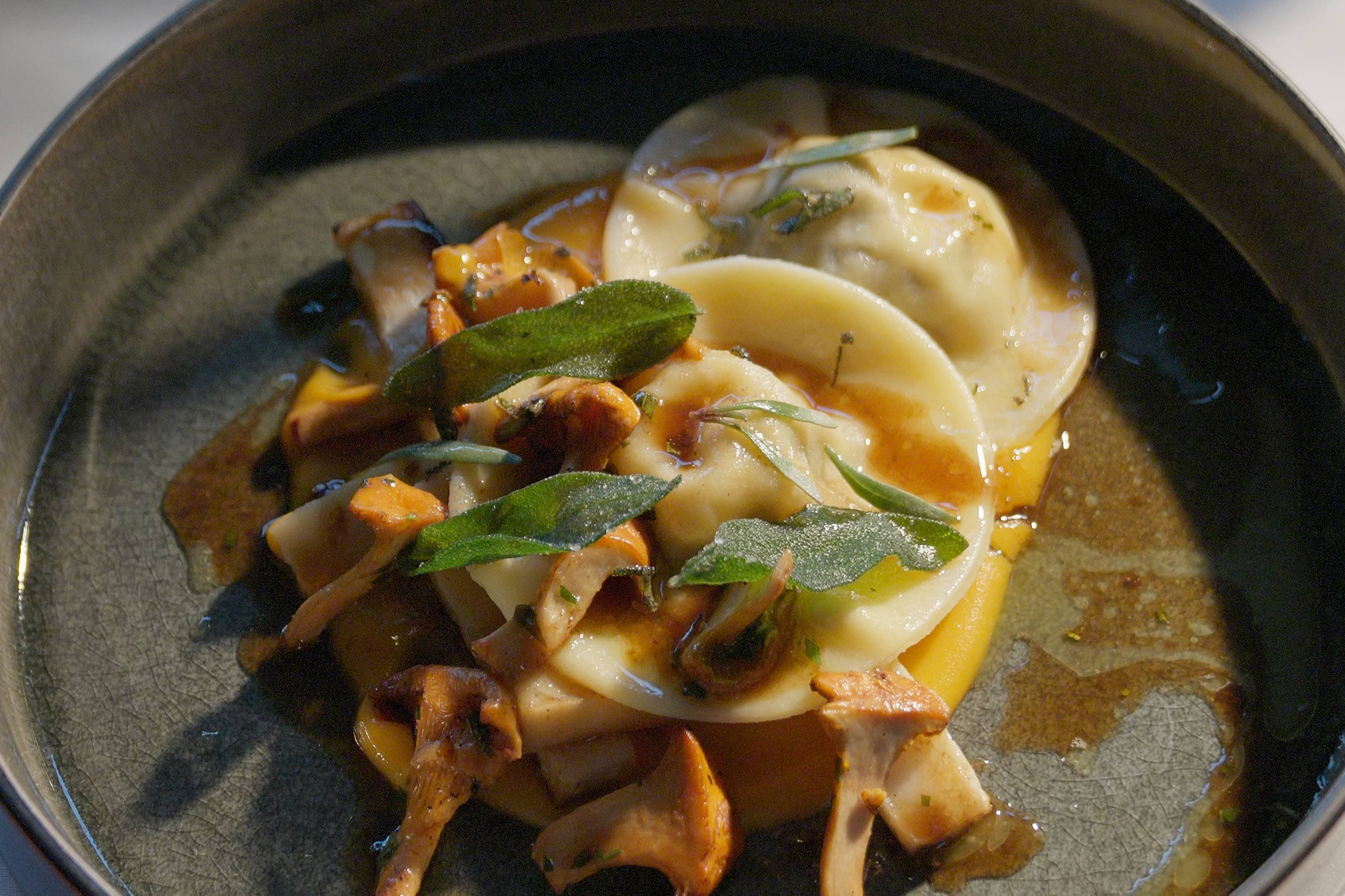 recipe image Paddenstoelen Ravioli