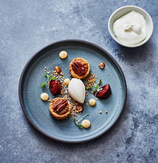 recipe image Plantaardige pecantaart