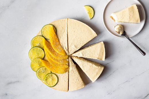 recipe image Raw mango-lime Cheezzz cake  à la Willem-Pie