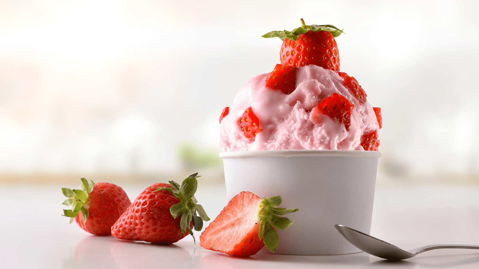 recipe image Lody truskawkowe