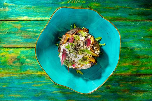 recipe image Ziemniak pieczony ze śledziem