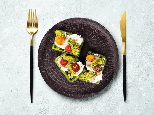 recipe image Gofry szpinakowe