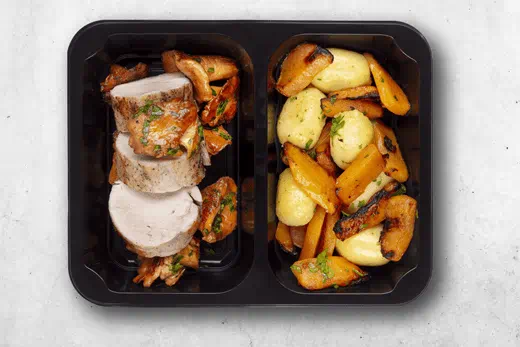 recipe image Schab z gnocchi z Violife i borowikami