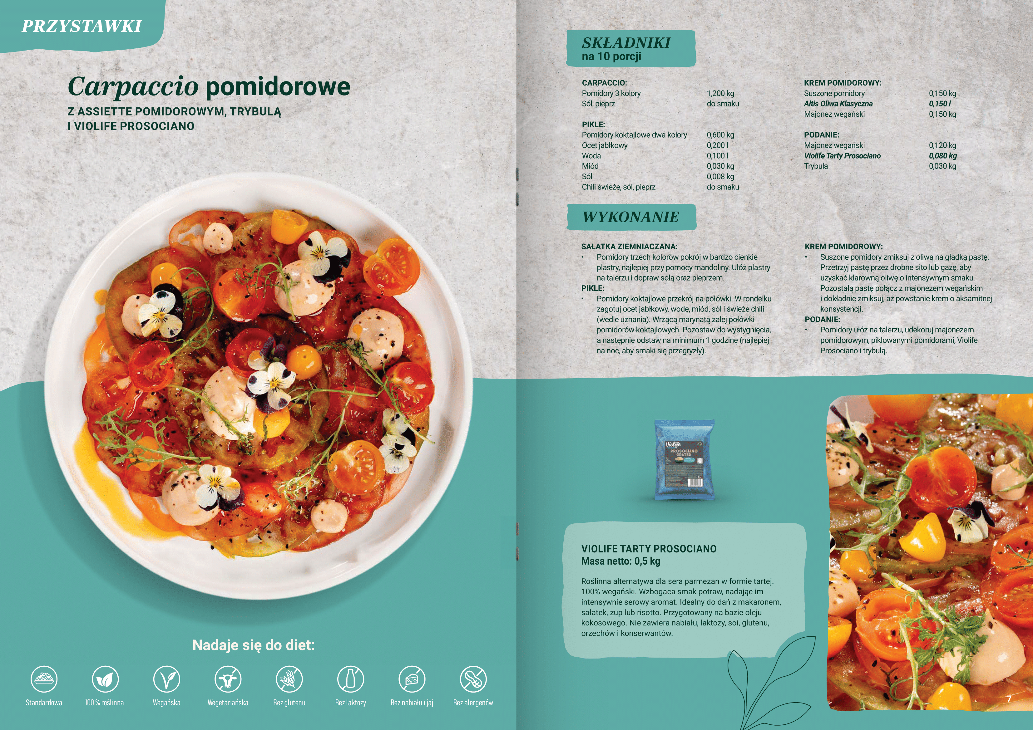 Carpaccio pomidorowe