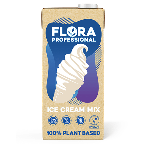 Flora Ice cream mix 1L