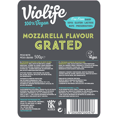 VIOLIFE GRATED MOZZARELLA