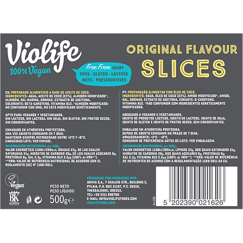 Violife Fatias sabor original 500g