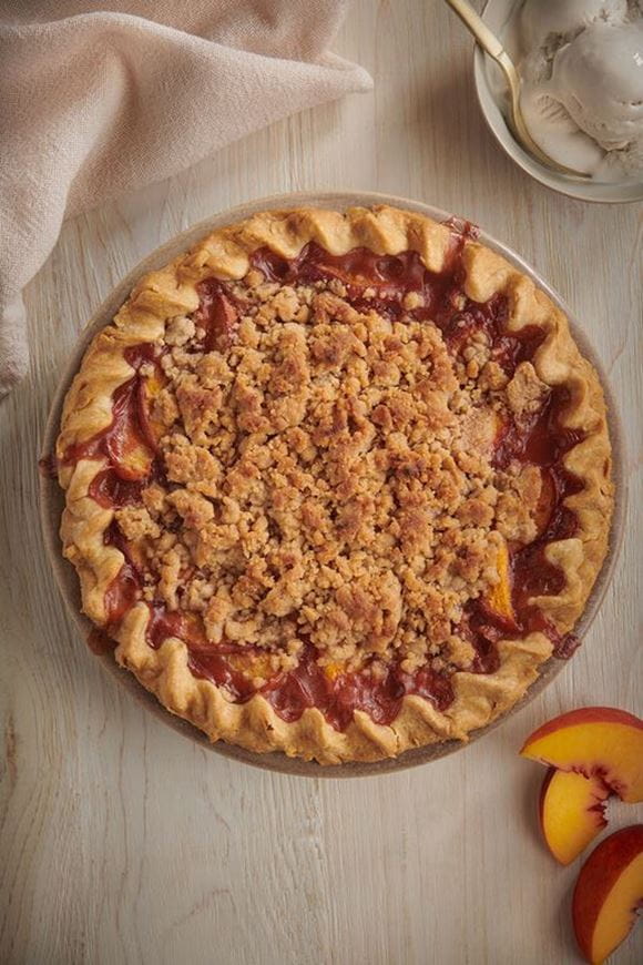 Peach pie